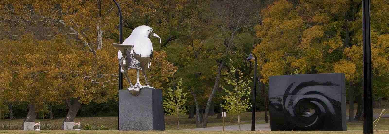 качество На открытом воздухе скульптура металла фабрика