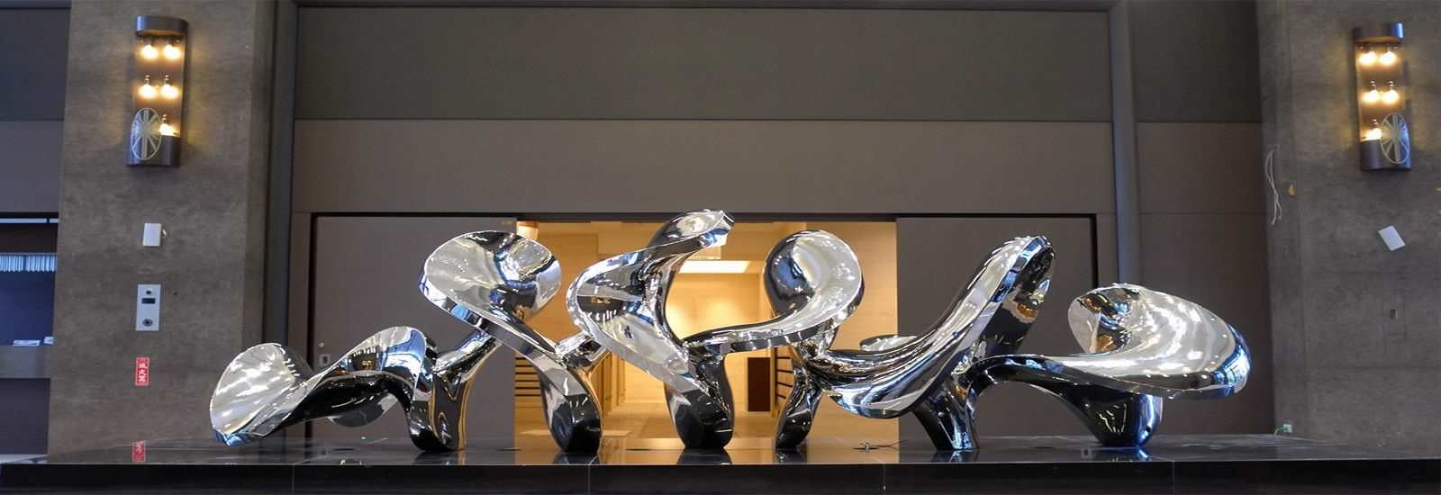 качество На открытом воздухе скульптура металла фабрика