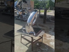 Скульптуры современного стиля металла известные абстрактные для крытого украшения