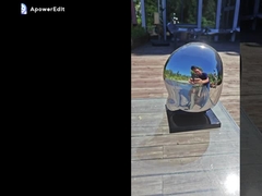 Современная маленькая скульптура из нержавеющей стали для внутреннего декора