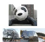 Искусство сада на открытом воздухе панды большое ваяет высыхающий при нагреве в печи лак нержавеющей стали