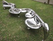 Современным стиль искусства лужайки металла скульптуры нержавеющей стали отполированный зеркалом