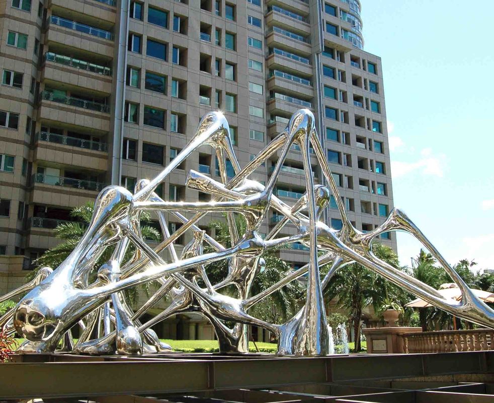 Нержавеющая сталь статуй сада современного стиля внешняя с поверхностью отполированной зеркалом