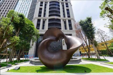 quality Абстрактная скульптура меди металла на открытом воздухе для современного общественного украшения factory