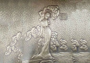Стабильность корозии искусства стены металла стиля Файры бронзовой скульптуры сброса старая