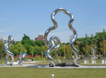 Сваривая искусство металла современных статуй двора сада на открытом воздухе Хандмаде отполированное