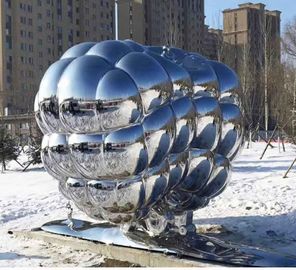 Металла нержавеющей стали скульптуры металла ОДМ украшение современного абстрактного на открытом воздухе